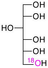 structure of D-[6-18O]glucitol