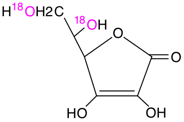 structure of L-[5,6-18O2]ascorbic acid