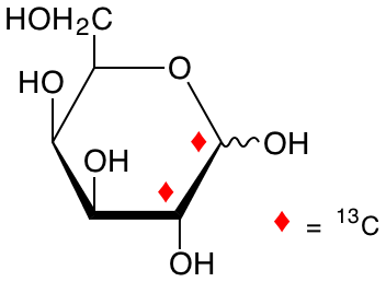 structure of D-[1,2-13C2]galactose