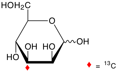 structure of D-[3-13C]mannose