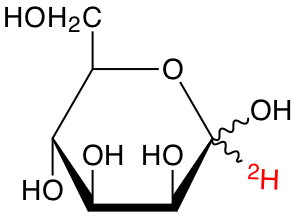 structure of D-[1-2H]mannose