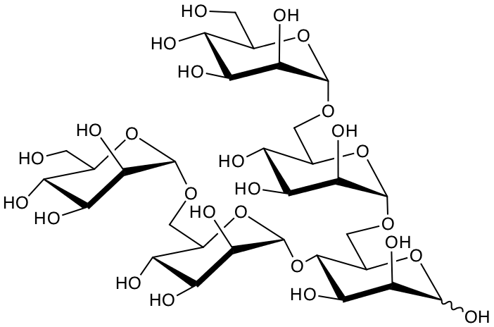 structure of Man(a6)Man(a4)[Man(a6)Man(a6)]Man