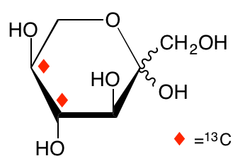 structure of L-[4,5-13C2]sorbose