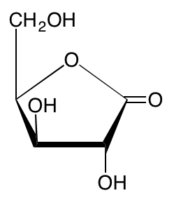 structure of D-xylono-1,4-lactone